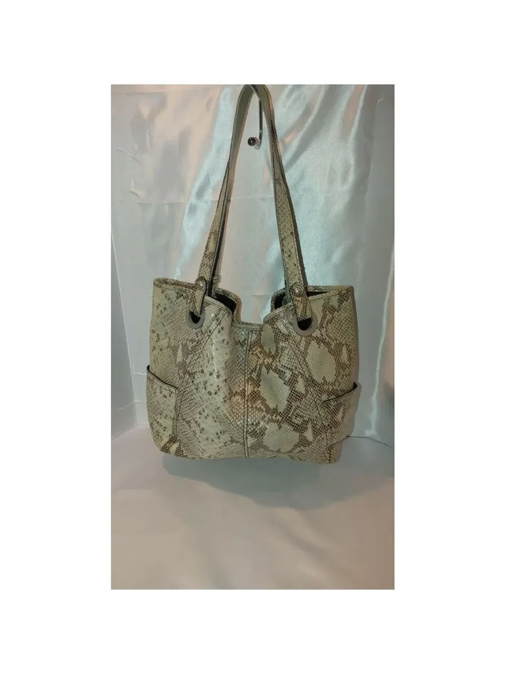 Fossil Snakeskin Leather Bag